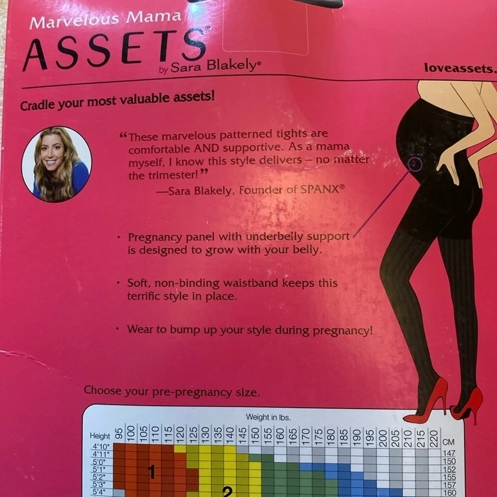 Assets Spanx maternity tights size 3 NWT
